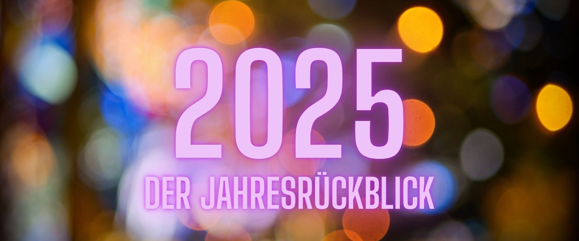 Bunte, verschwommene Lichtpunkte